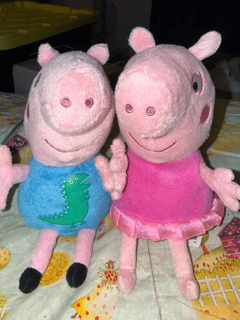 Peppa Pig & George Pig Plush Stuffies Stuffed Animals Toys